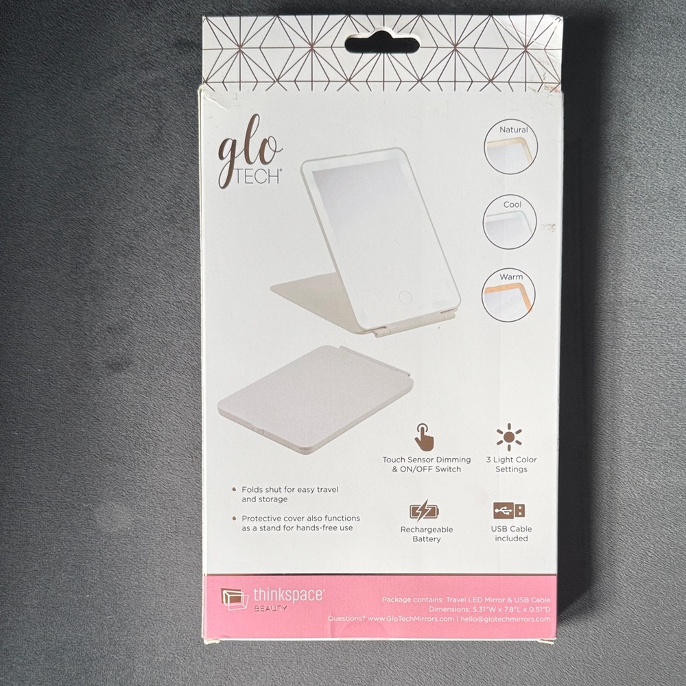 ⚠️White Travel LED Mirror⚠️ - Picture 2 of 2